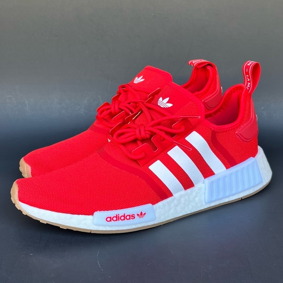 Adidas Men's NMD R1 Red Running Shoes 11.5 US Size NWB - Picture 3 of 11